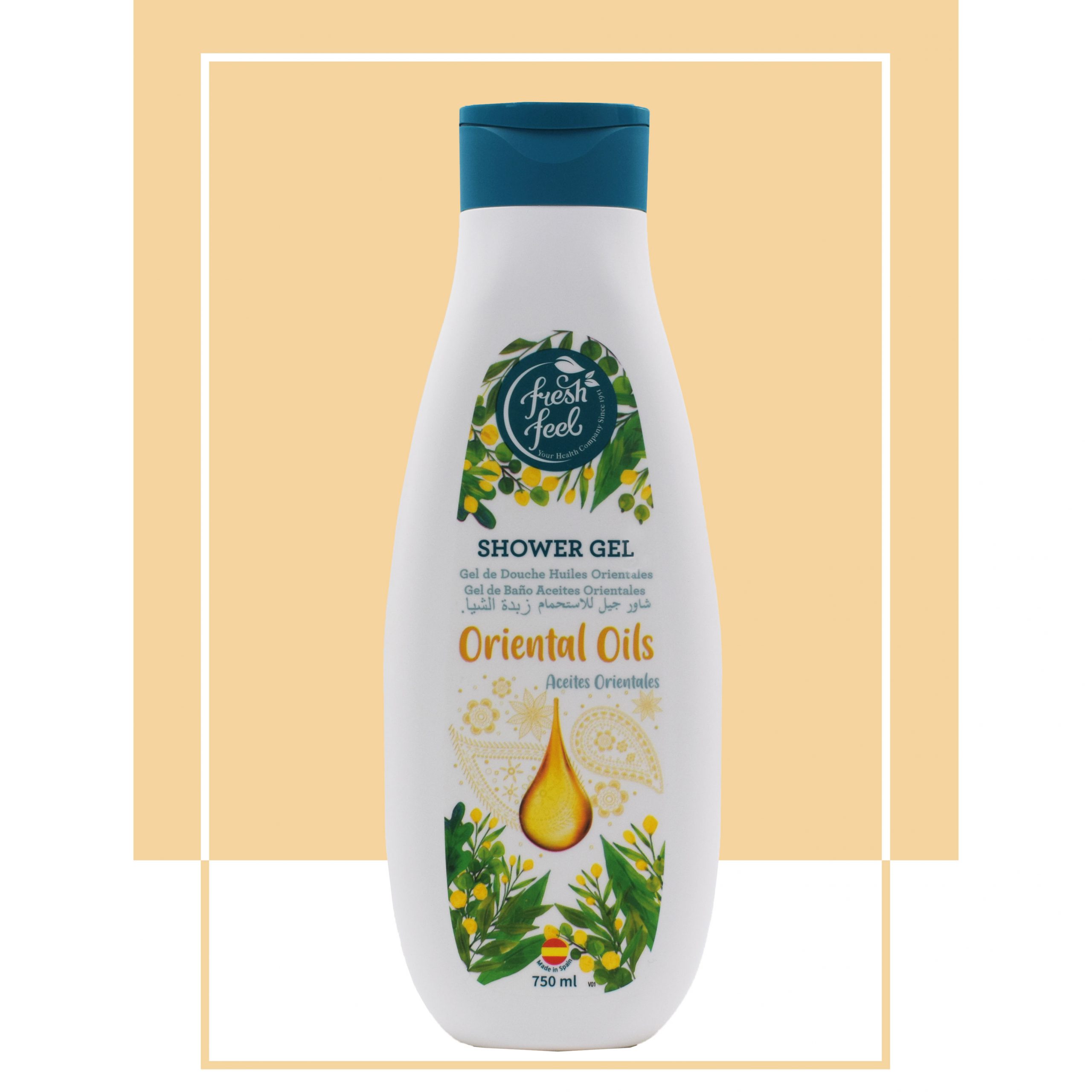 Shower Gel Oriental Oils Laiseven Fresh Feel